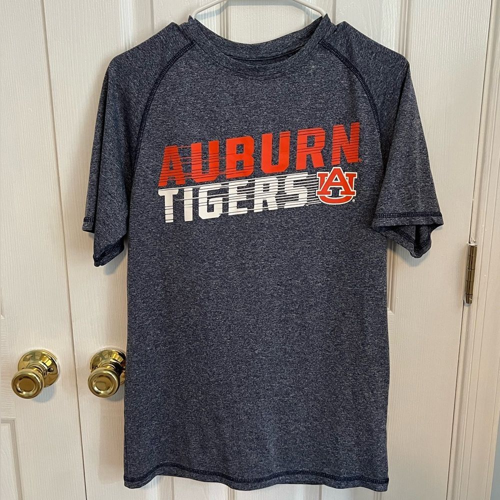 Auburn Tigers Rivalry‎ Threads Mens Small Grey Polyester Short Sleeve Tee